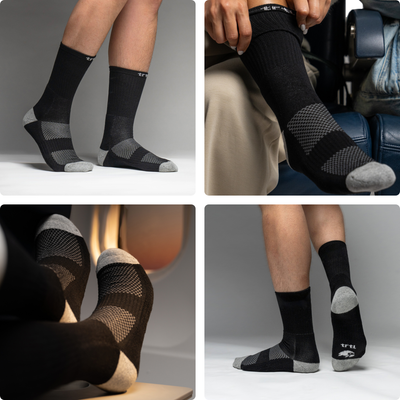 TRTL BAMBOO TRAVEL SOCKS [2 PAIRS]